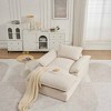 Aukfa Sleeper Sofa Couches for Living Room, Luxury Modern Couch with Deep Seat, No Assembly Required, 3 Seater, White - 3 of 4