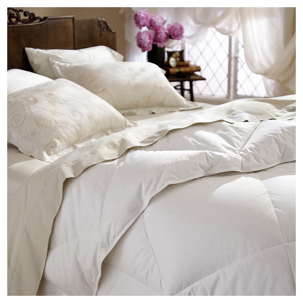 UPC 025521484726 product image for Restful Nights All Natural Down Comforter - White (Full/Queen) | upcitemdb.com