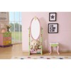 FONTOI Kids Dressing Table, Fairy Girls Standing Mirror for Girls, Pink, 14.96"*50"*16.92" - 2 of 4
