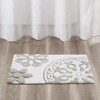 Vynxaria Bath Rugs and Mats 20x30" Medallion Cotton Tufted Bath Rug - Rectangular Global Design - 2 of 4