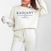 Simply Sage Market S.W.Smiley Radiant Smiley Outline Lightweight Garment Dyed Sweatshirt - 2 of 4