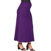 Maternity Elastic Waist Maxi Skirt - 24seven Comfort Apparel™ - 2 of 4