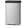 21 Gallon / 80 Liter Step-on Trash Can, Stainless Steel Kitchen Garbage Bin Featuring Soft-Close Plastic Lid and Liner Retainer Ring - 2 of 4