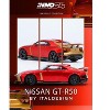 Nissan GT-R50 By ItalDesign Red Metallic with Gold Accents 1/64 Diecast Model Car by Inno Models - 3 of 4