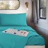 Nestl RV Queen Sheets, Super Soft 4PC Microfiber Sheet Set for Camper, Short Queen Sheets - 4 of 4