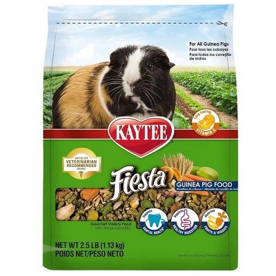 Kaytee Fiesta Gourmet Variety Diet For Guinea Pigs - 2.5 Pound : Target