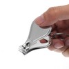 Unique Bargains Portable Nail Clippers 2.56"x1.38"x0.55" Silver Tone 1 Pc - 2 of 4