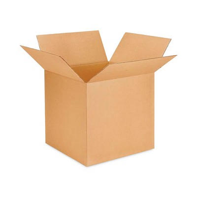 Universal Cubed Fixed-Depth Brown Corrugated Shipping Boxes, Regular Slotted Container, Large, 11" x 15" x 6", Brown Kraft, 25/Bundle