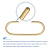 Unique Bargains Hanging Clothes Towels Shoe Scarf Bag Aluminum Alloy C-Shaped Hanger Hook - 4 of 4