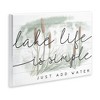 Stupell Industries Lake Life Simplicity Phrase Cattail Water Plants Wall Plaque Art - 2 of 4