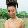 Sanctuary Project by sanctuaire Dainty Olive Branch Threader Drop Earrings Gold - 3 of 3