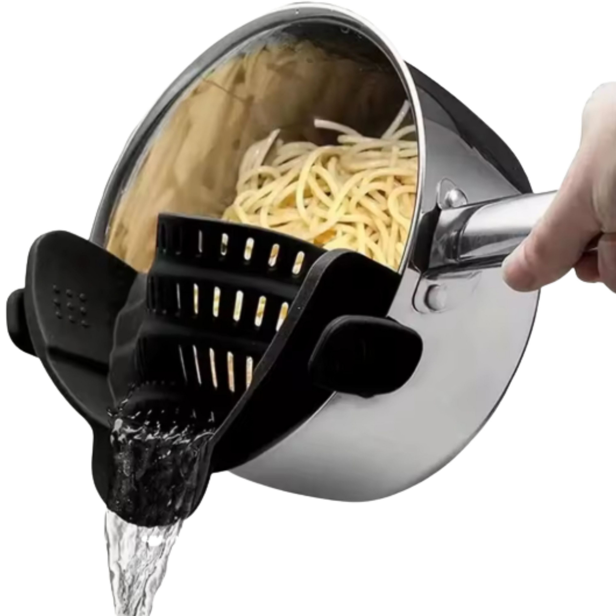 Kitcheniva Silicone Clip-On Strainer for Pots 1 Pc