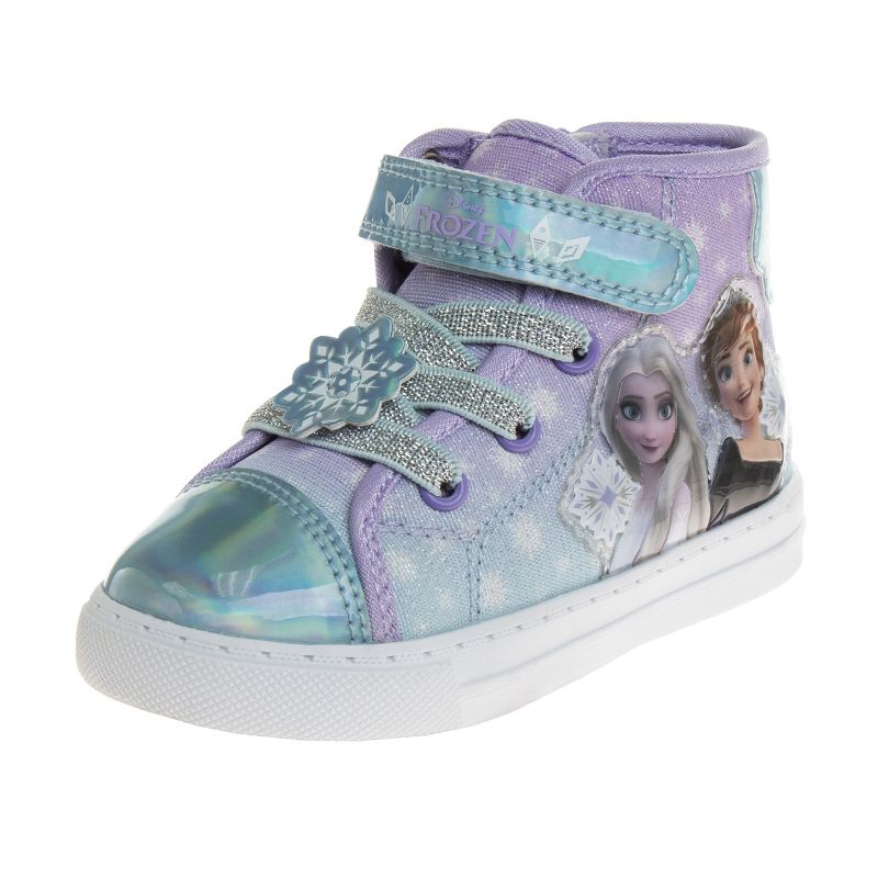 Frozen High-Top Hook and Loop Canvas Sneakers (Toddler/Little Kid), 1 of 8