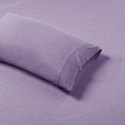 Purple Queen Jersey Knit Cotton Blend Sheet Set