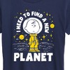 Women's - Peanuts - Another Planet Short Sleeve Graphic T-Shirt - 2 of 4