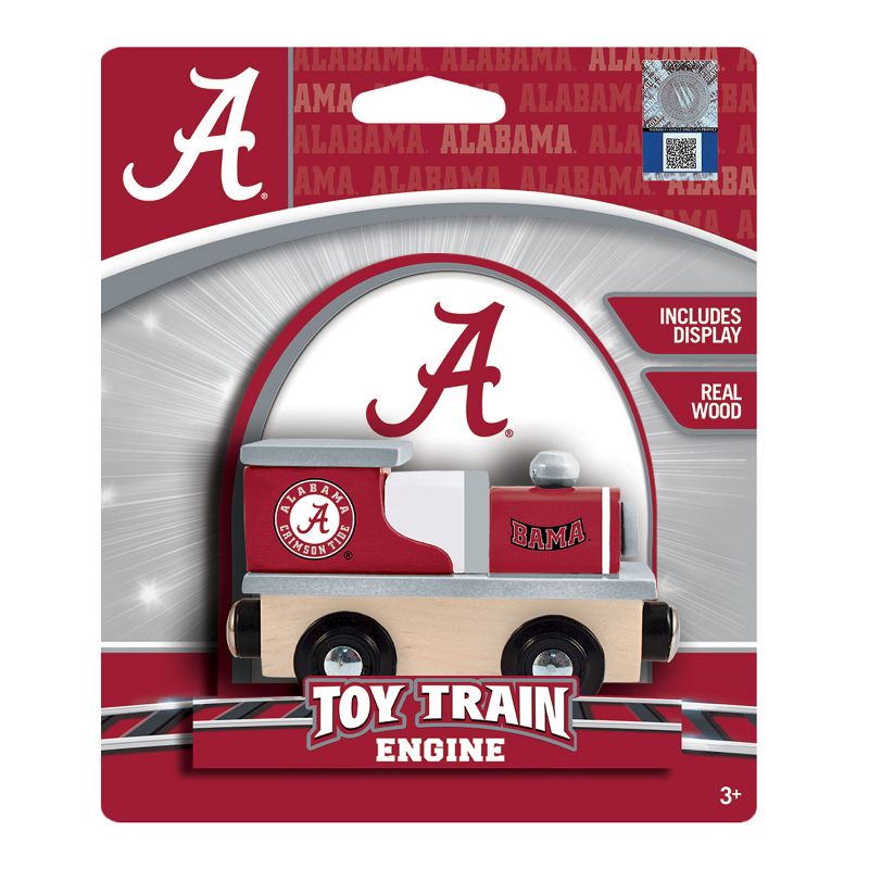 MasterPieces Officially Licensed NCAA Alabama Crimson Tide Wooden Toy Train Engine For Kids, 3 of 5