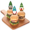 Big Dot of Happiness Garden Gnomes - Dessert Cupcake Toppers - Forest Gnome Party Clear Treat Picks - Set of 24 - 3 of 4