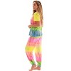 Just Love Womens Pajama Jogger Pant Set  Unique Buffalo Plaid & Tie Dye Sleepwear - 2 of 3