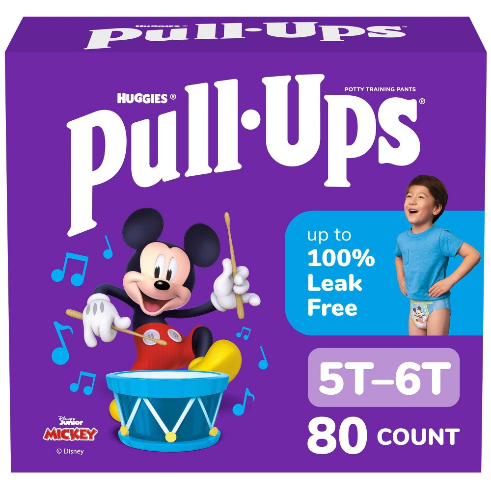 Pull-Ups Learning Designs Disposable Training Pants - 5T-6T - Boy - 80ct
