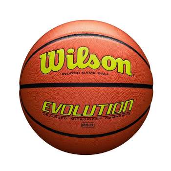 Wilson 29.5'' Evolution Game Basketball - Optic Yellow