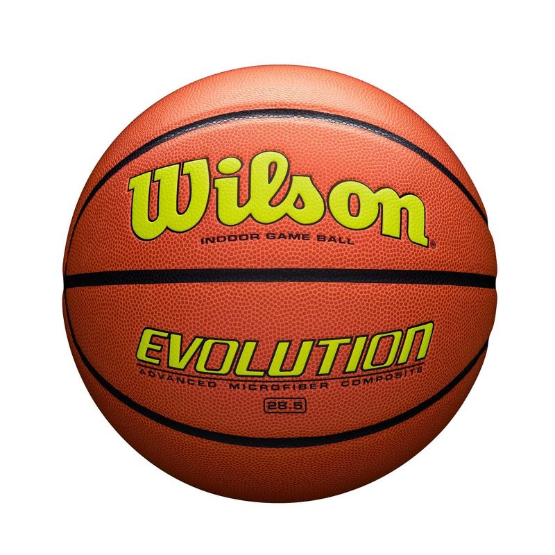 Wilson 29.5&#39;&#39; Evolution Game Basketball - Optic Yellow, 1 of 7