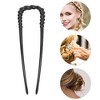 Unique Bargains Women's U-shaped Twisted Hair Pin 1 Pc - 3 of 4
