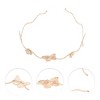 Unique Bargains Women's Cute Flower Butterfly Curved Side Headbands Gold Tone 1 Pc - 3 of 4
