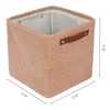 REGALWOVEN Cotton Collapsible Sturdy Rope Handle Open Storage Bins 11x11x11in 3 Pcs - 4 of 4