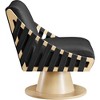 Meridian Furniture,Millwin Vegan Leather Swivel Accent Chair - 4 of 4