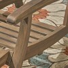 Sunview 2pk Acacia Wood Recliner Rocking Chairs: Patio Seating, Weather-Resistant - Christopher Knight Home - 4 of 4