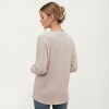 Anna-Kaci Women's V-Neck Long Sleeve Knit Top with Chest Pocket and Relaxed Fit - 3 of 4