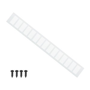 Unique Bargains Aluminum Rectangle Mesh with Mounting Screw Cabinet Air Vent Cover - 1 of 4
