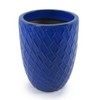 Wooakway 17" Dia Outdoor Indoor Ceramic Planter Pot Decorative Planter with Drainage Hole Patio Flower Pot - 3 of 4