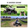 Kids Ride on ATV,12V Ride on Car with Remote Control, Electric Car with Music,LED Lights - 4 of 4