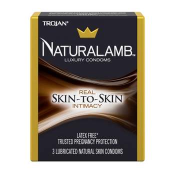 Trojan Naturalamb Latex Free Lubricated Condoms - 3ct