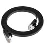 Monoprice Flat Cat6 Ethernet Patch Cable - 7 Feet - Black, Snagless RJ45, Flat, 550MHz, UTP, Pure Bare Copper Wire, 30AWG - Flexboot Series - 4 of 4