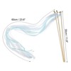 Unique Bargains Party Favor Wooden Handle Lace Ribbon Sticks Fairy Wands 50 Pcs - 2 of 4