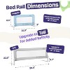 ComfyBumpy Bed Rail for Toddlers, Toddler Bed Rails for Twin, Full & Toddler Bed Size,  Baby Bed Side Rail for Kids - 2 of 4