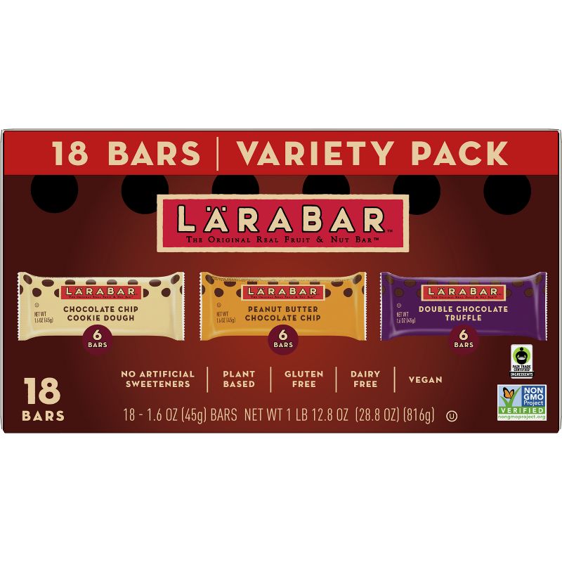 Larabar Chocolate Variety Pack - 28.8oz/18ct, 6 of 10