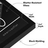 Americanflat 7x10 Picture Frame - Streamline Collection - Thin Border Photo Frame for Tabletop and Wall Display - Black - 3 of 4