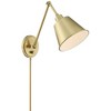 Crystorama Lighting Mitchell 1 - Light Swing Arm Lamp in  Aged Brass - 2 of 4