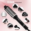Nicebay Thermal Brush, Heated Round Brush Blow Dryer, Curling Iron Brush, 1.5 inch Electric Curl Wand, Curly Hair Brush, Blowout Brush Dual Voltage - 3 of 4