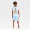 Toddler Boys' 2pc Disney Mickey Mouse and Friends Short Sleeve T-Shirt and Shorts Set - White/Blue - 2 of 4