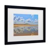 Trademark Fine Art - Beata Czyzowska Young Beach Reflections Matted Framed Art - image 3 of 4