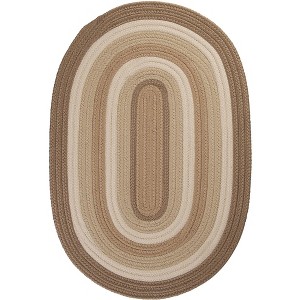 Colonial Mills Brooklyn Braided Rug, 4' x 6', Natural - 1 of 1