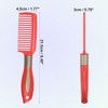 Unique Bargains Soft Plastic Straight Curly Hair Applicable Hair Comb 1 Pc - 4 of 4