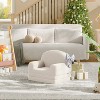 Coucheta 2-In-1 Convertible Kids Sofa, Foldable Toddler Couch with Teddy Fleece, Convertible Lounge for Playroom or Nursery, Gift for Boys & Girls - 4 of 4