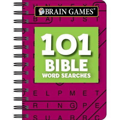 Brain Games Mini - 101 Bible Word Searches - by  Publications International Ltd & Brain Games (Spiral Bound)