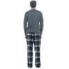Ashford & Brooks Men’s Long-Sleeve Top Flannel Pants Pajama Sleepwear Set - 3 of 4