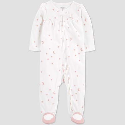 Image of Carter's Just One You® Baby Girls' Angel Sleep N' Play - White 9M